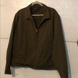 Polo Men’s Olive Colored XL Twill Jacket